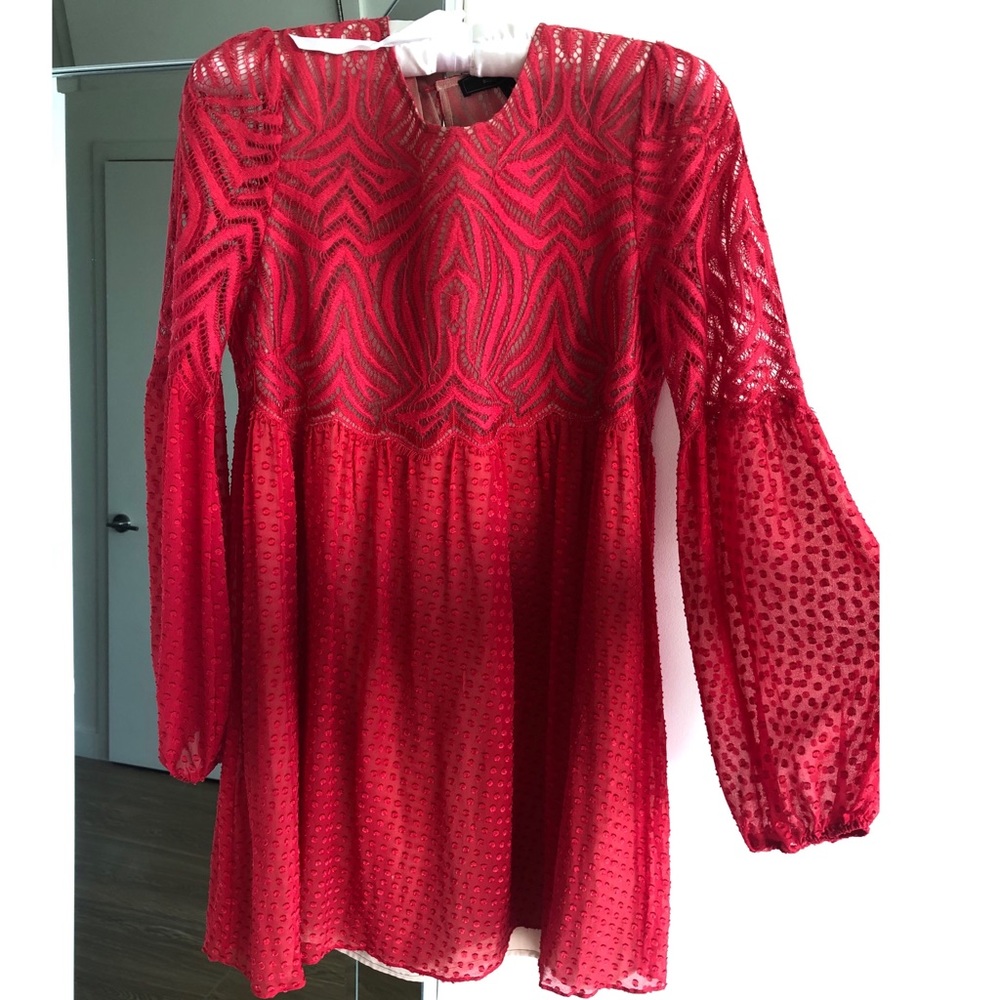 BCBGMaxazria Mini Dolly Flare Dress